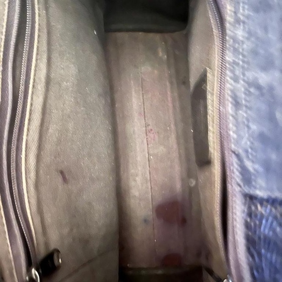 Vintage Brighton shoulder tote. All black. - Picture 5 of 6